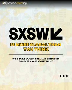 SXSW 2026 Lineup by Country & Continent