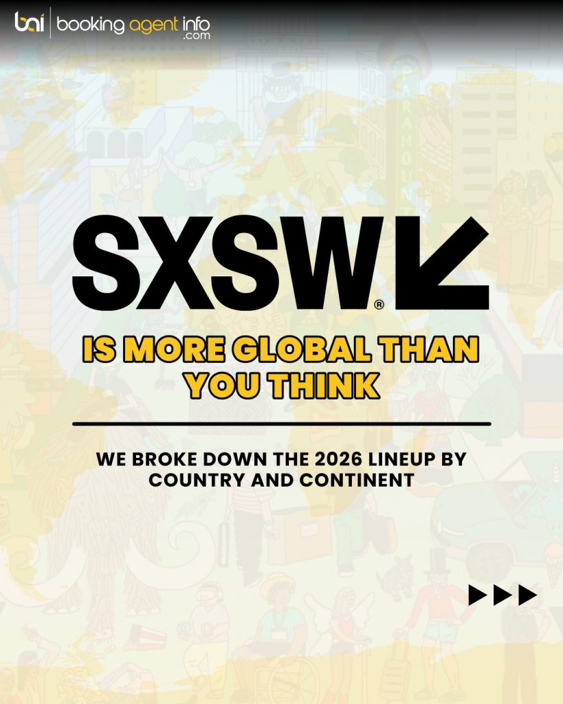 SXSW 2026 Lineup by Country & Continent