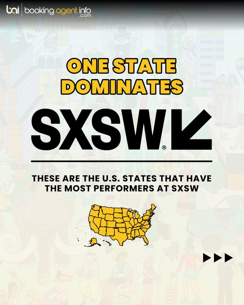 SXSW 2026 Lineup by U.S. States